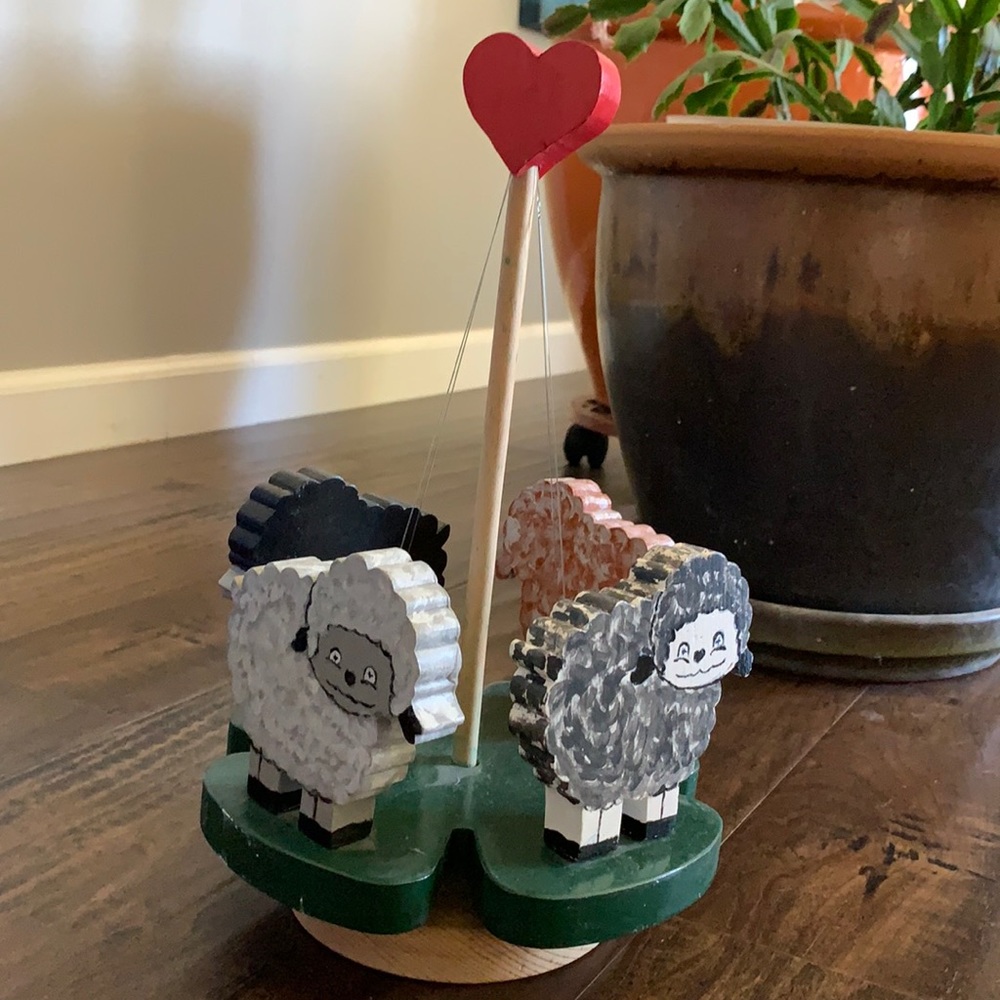 Handmade Wooden Baby Toy.